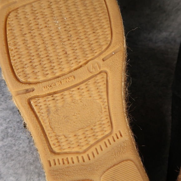 Viscata Shoes Womens 41 Flats Espadrille Loafers Slip On Boho Leather Fashion - Picture 13 of 14